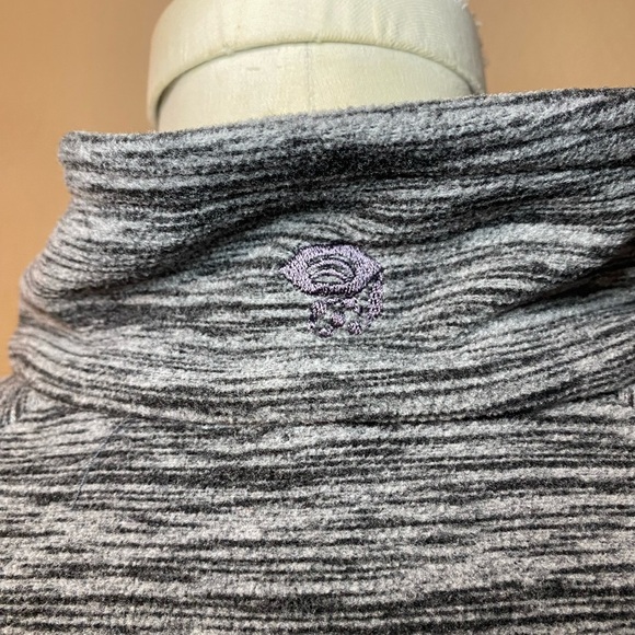Mountain Hardwear Womens Grey Gray 1/4 Zip Fleece Pullover OL6999 - Large - Picture 4 of 8